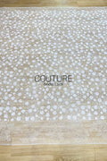 Beadings Lace: 3D Floral Beaded Trim, 1 Meter