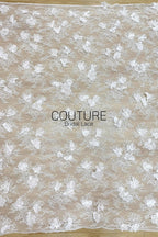 Beadings Lace: 3D Floral Beaded Embellishment, 1 Meter