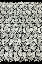 Floral Lace: Ornate Floral Vine with Scalloped Border, 3 Meters