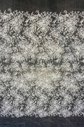 Beadings Lace: Ivory Ornate Floral Scrollwork with Scalloped Beaded Floral Edge Detail, 3 Meters