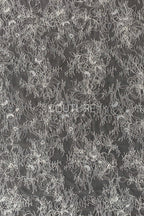 Corded Chantilly French Lace: White Allover Floral Trellis with Scalloped Border, 3 Meters