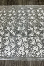 Floral Lace: Delicate Floral Vine with Scalloped Border, 3 Meters