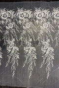 Floral Lace: Dense Floral Vine with Scalloped Border, 3 Meters