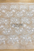 Floral Lace: Ornate Floral Vine with Scalloped Border, 3 Meters