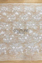 Floral Lace: Ornate Floral Vine with Scalloped Border, 3 Meters