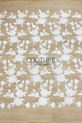 Floral Lace: Delicate Floral Vine with Scalloped Border, 3 Meters