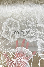 Floral Lace: Delicate Floral Vine with Scalloped Border, 3 Meters