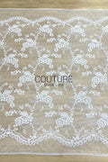 Floral Lace: Dense Allover Floral Pattern, 3 Meters