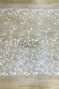 Floral Lace: Dense Allover Floral with Scalloped Border, 3 Meters