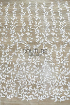 Floral Lace: Ornate Floral Vine with Scalloped Border, 3 Meters