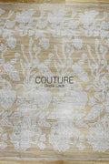 Floral Lace: Dense Floral Allover with Scalloped Border, 3 Meters