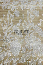 Floral Lace: Dense Floral Allover with Scalloped Border, 3 Meters