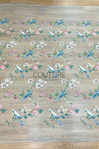 Color Lace: Sequined Florals with Motif Edge, 1 Meter