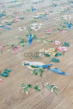 Color Lace: Sequined Florals with Motif Edge, 1 Meter