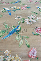 Color Lace: Sequined Florals with Motif Edge, 1 Meter